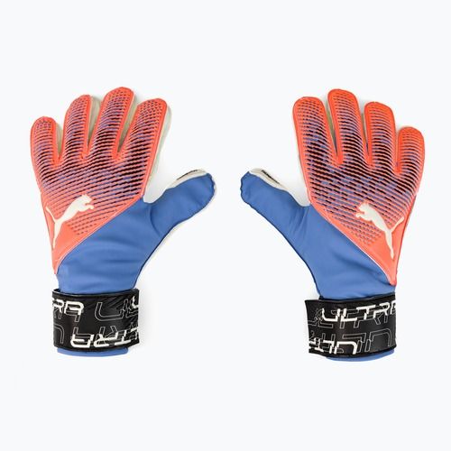 Guanto da portiere PUMA Ultra Protect 3 RC ultra arancio/blu glitterato