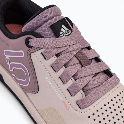 Scarpe da ciclismo piattaforma donna adidas FIVE TEN Freerider Pro wobder taupe/grigio/arancio acido