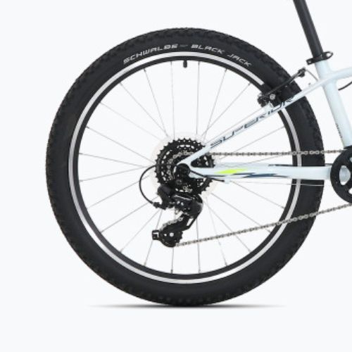 Bicicletta da bambino Superior RACER XC 24 bianco/blu/giallo lucido