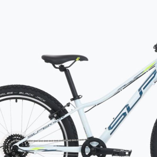 Bicicletta da bambino Superior RACER XC 24 bianco/blu/giallo lucido