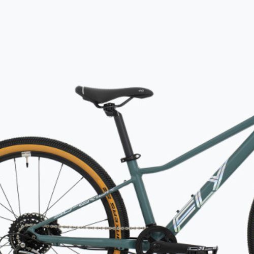 Bicicletta per bambini Superior F.L.Y. 24 DB verde trooper opaco/ologramma cromato