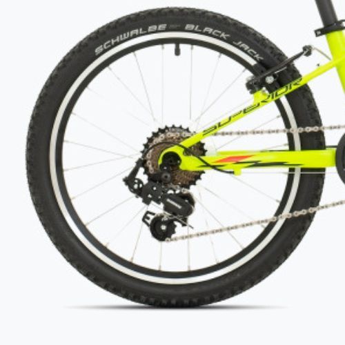 Bicicletta da bambino Superior RACER XC 20 lime opaco/nero/rosso