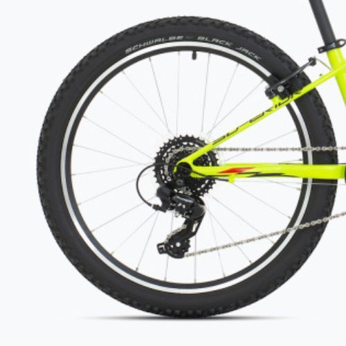 Bicicletta da bambino Superior RACER XC 24 lime opaco/nero/rosso