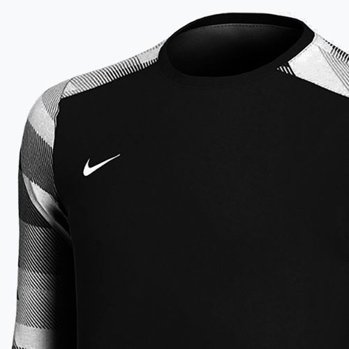 Felpa da calcio Nike Dri-Fit Park IV Goalkeeper nero/bianco da bambino