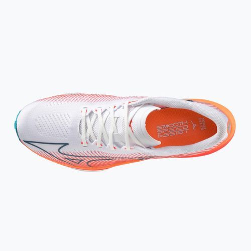 Scarpa da corsa Mizuno Wave Rebellion Pro bianco-arancio J1GC231701