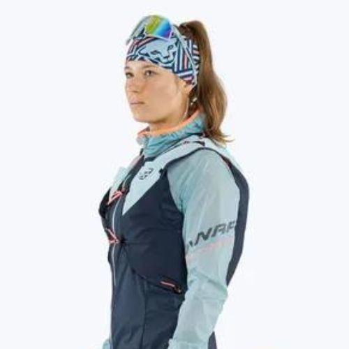 DYNAFIT Alpine 8 Gilet da corsa blu tempesta/bordeaux