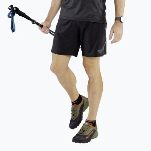 Pantaloncini da corsa DYNAFIT Alpine Pro 2/1 da uomo, nero out