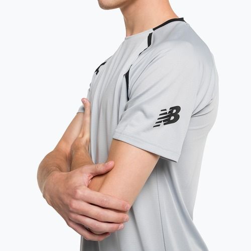 Maglietta New Balance Tenacity Football Training da uomo in alluminio leggero