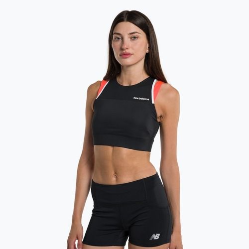 New Balance Shape Shield Crop Bra - Libellula neon