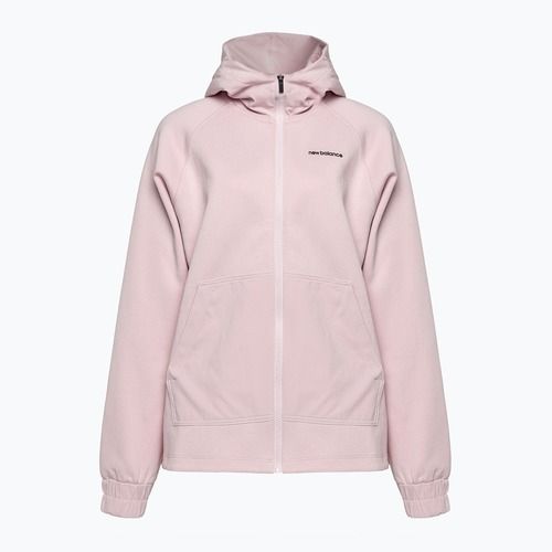 Giacca New Balance Achiever Tech Fleece rosa pietra da donna