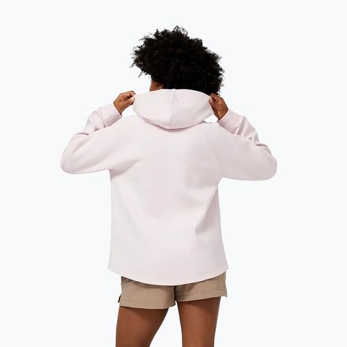 Giacca New Balance Achiever Tech Fleece rosa pietra da donna