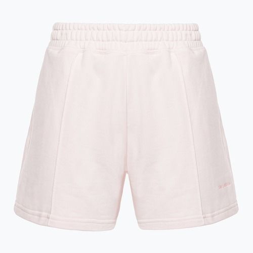 Pantaloncini da allenamento da donna New Balance Athletics Nature State French Terry lavato rosa