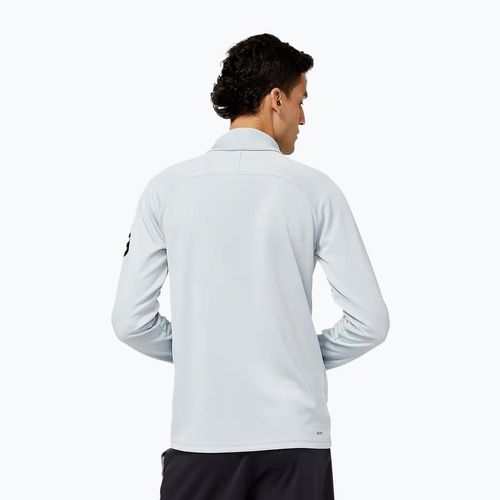 Felpa da calcio da uomo New Balance Tenacity Football Training Track alluminio chiaro