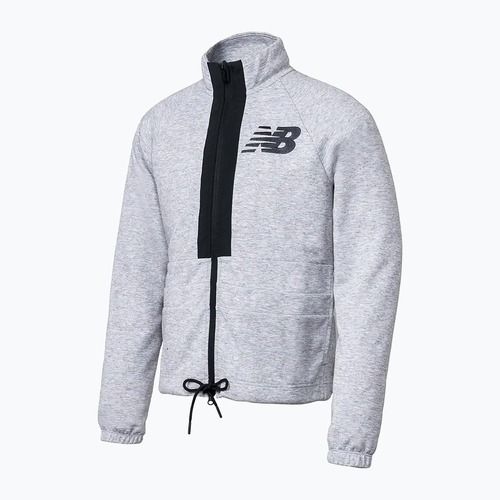Giacca da allenamento New Balance Uni-Ssentials Moments grigio spinnex
