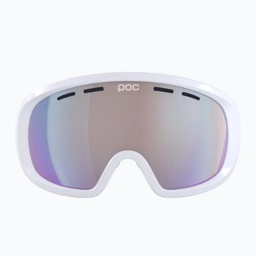Occhiali da sci POC Fovea Mid Photochromic bianco uranio/rosa chiaro/azzurro