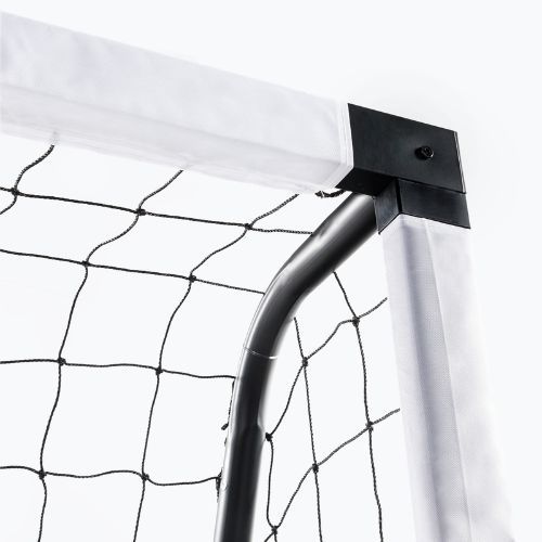 Porta da calcio OneTeam One 300 x 200 cm in acciaio zincato bianco/nero