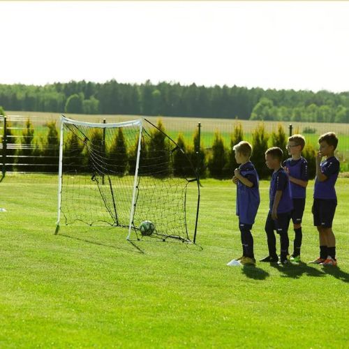 Porta da calcio OneTeam Flex 300 x 200 cm bianco/nero