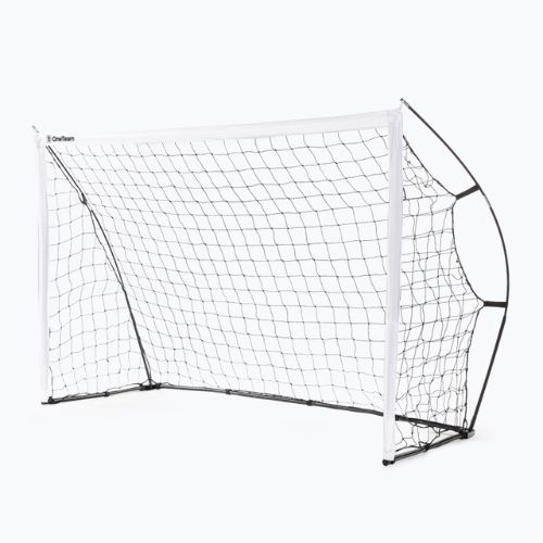 Porta da calcio OneTeam Flex 240 x 150 cm bianco/nero