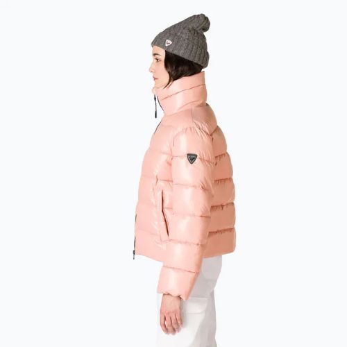 Piumino Rossignol Shiny Bomber donna rosa pastello