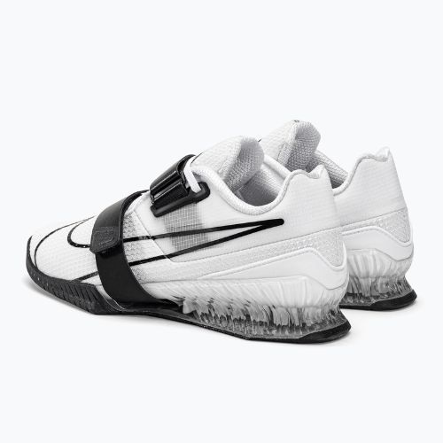 Scarpe da sollevamento pesi Nike Romaleos 4 bianco/nero