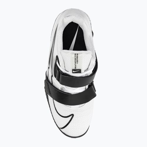 Scarpe da sollevamento pesi Nike Romaleos 4 bianco/nero