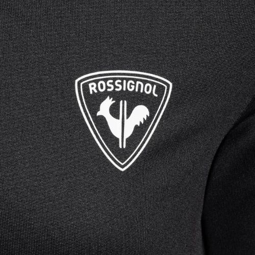 Rossignol Boy 1/2 Zip Warm Stretch felpa da bambino nera