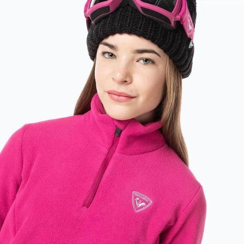Rossignol Girl Felpa da bambino in pile rosa orchidea