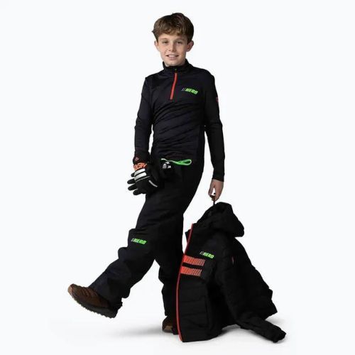 Felpa da bambino Rossignol Hero Warm Stretch nero