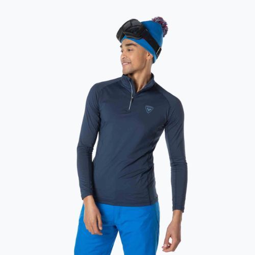 Maglia termica da uomo Rossignol Classique 1/2 Zip dark navy