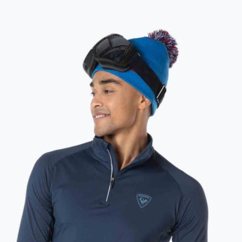 Rossignol Classique 1/2 Zip manica lunga termica da uomo, blu scuro