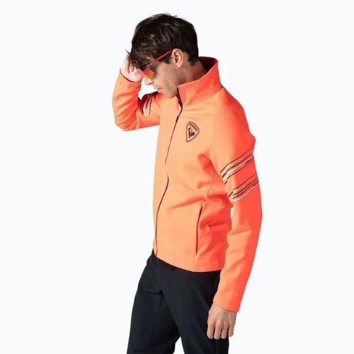 Felpa Rossignol Classique Hero Clim uomo rosso neon