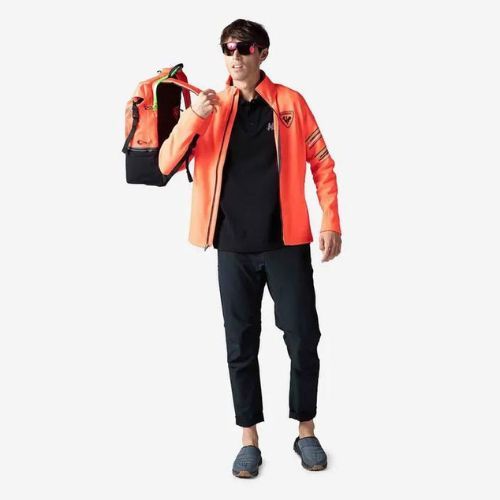 Felpa Rossignol Classique Hero Clim uomo rosso neon