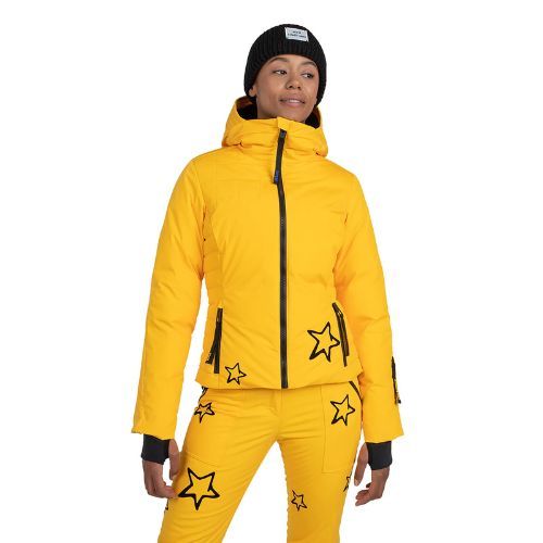Giacca da sci donna Rossignol Stellar Down giallo