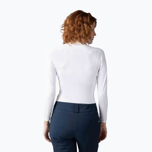 Rossignol Classique 1/2 Zip termica donna a maniche lunghe bianco