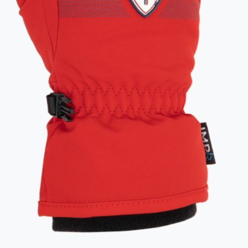Guanto da sci Rossignol Jr Roc Impr G sport rosso da bambino