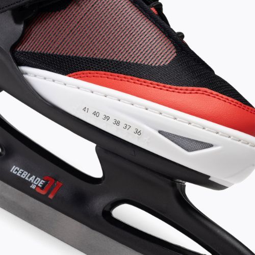 Pattini per bambini ATTABO ICEBLADE 01 nero/rosso