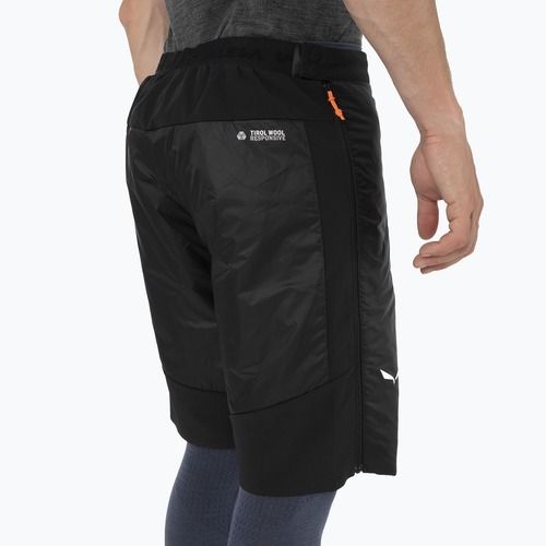 Pantaloncini da trekking Salewa Sella TWR da uomo, nero out
