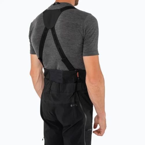 Pantaloni a membrana Salewa Ortles GTX Pro da uomo, nero out