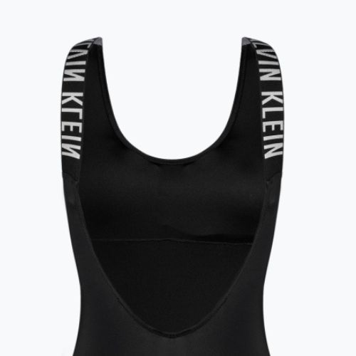 Costume da bagno intero donna Calvin Klein Scoop Back One Piece Logo nero