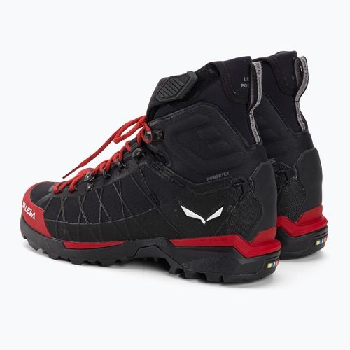 Scarponi da trekking da uomo Salewa Ortles Light Mid PTX fiamma/nero