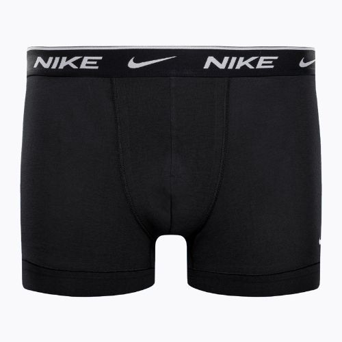 Nike Everyday Cotton Stretch Trunk boxer da uomo 3 paia ossidiana/game royal/nero