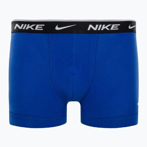 Nike Everyday Cotton Stretch Trunk boxer da uomo 2 paia ossidiana/game royal