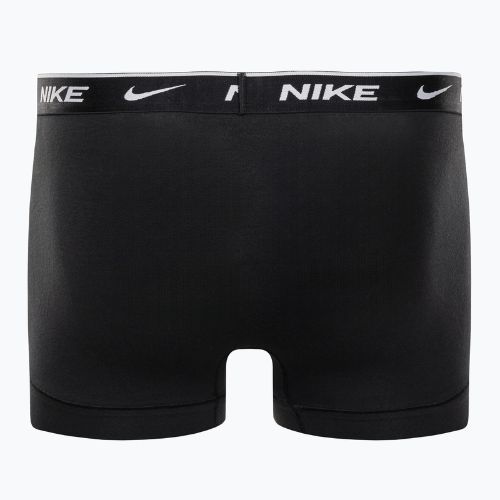 Boxer da uomo Nike Everyday Cotton Stretch Trunk 2 paia nero