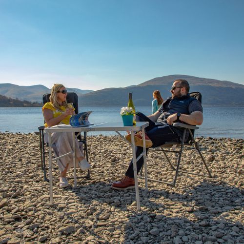 Tavolo da trekking Vango Granite Duo 90 grigio