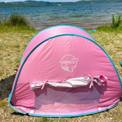 Tenda da spiaggia con piscina HUMBAKA BTK01 rosa