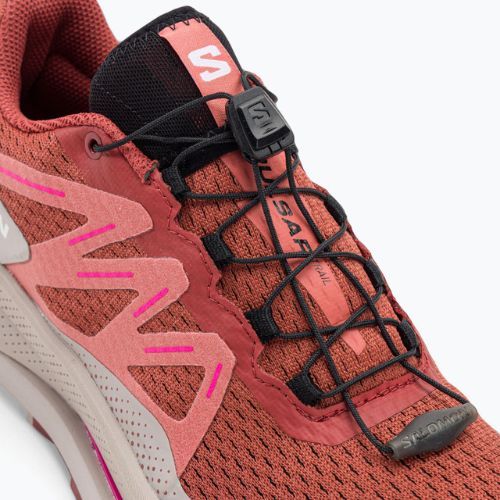 Salomon Pulsar Trail scarpe da corsa da donna pelle di mucca/sfumature di rose/rosa glo