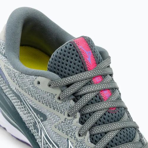 Scarpe da corsa da donna Mizuno Wave Rider 27 blu perla/bianco/alta rosa