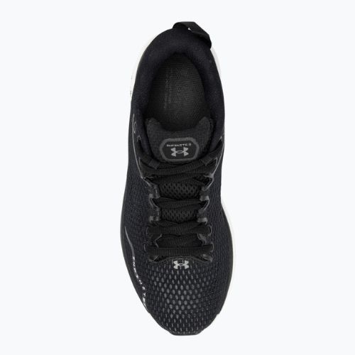 Under Armour scarpe da corsa da donna W Hovr Infinite 5 nero/bianco/metallico canna di fucile