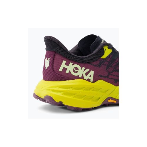 Scarpe da corsa da donna HOKA Speedgoat 5 blu grafite/sera primula