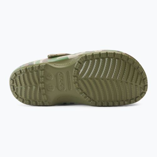 Crocs Classic Printed Camo Clog verde militare/multi infradito